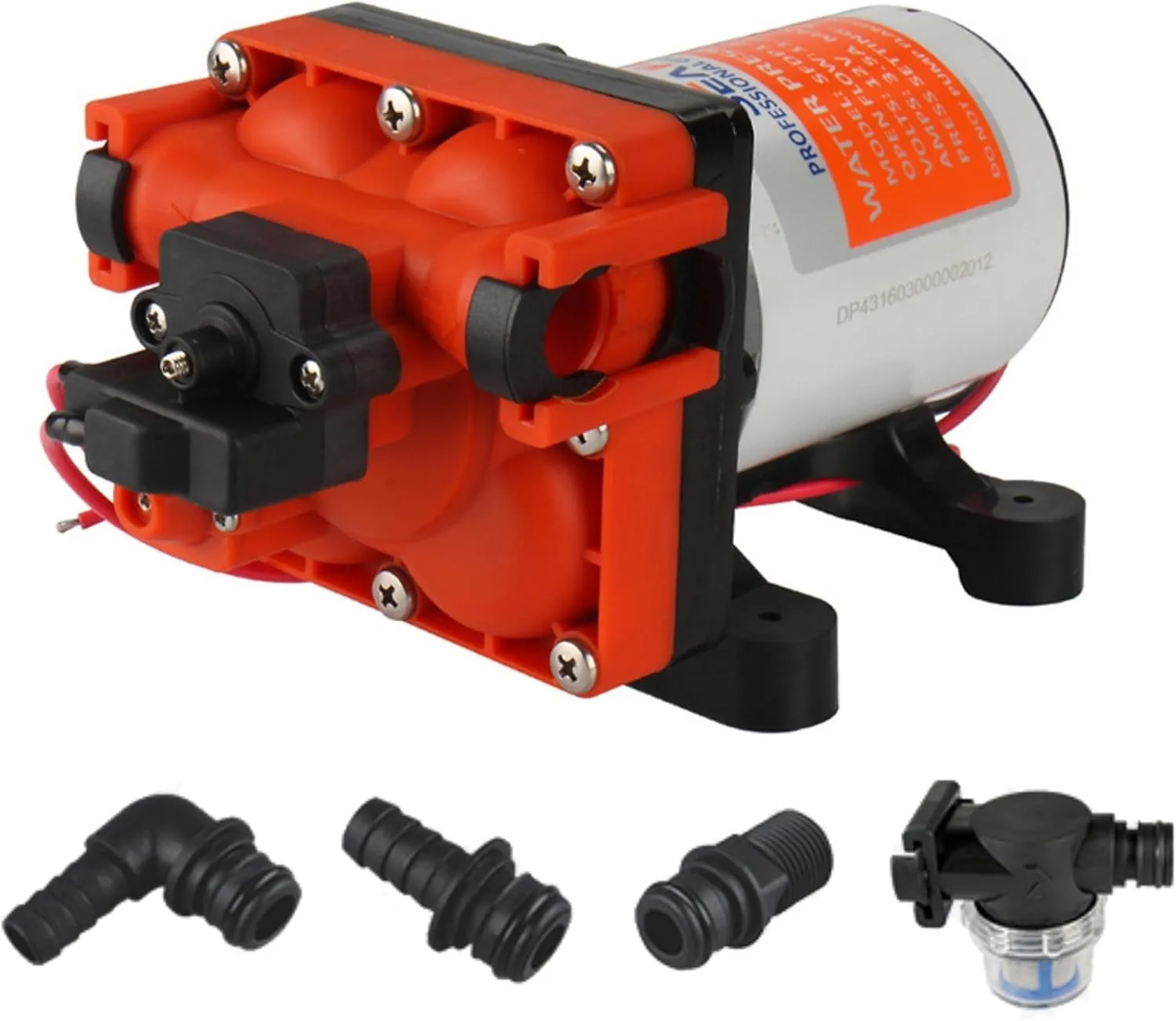 SEAFLO 43 Series Fresh Water Pump — 3.0 GPM, 55 PSI, 12V — main view