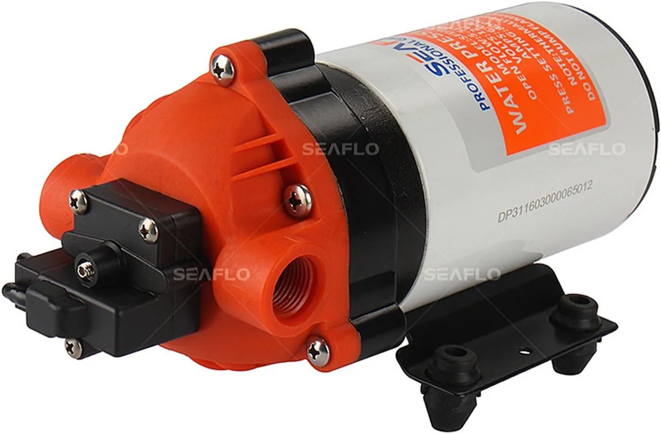 SEAFLO DC Diaphragm Pump - 12v, 1.5GPM, 80PSI w/Automatic Switch — main view