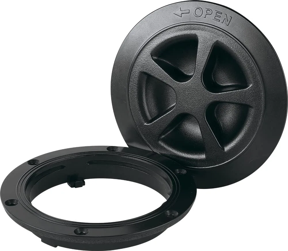 SEAFLO Deck Access Hatch — Black — main view