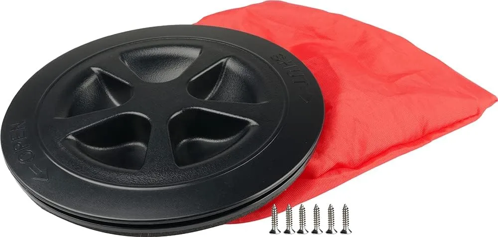 SEAFLO Deck Access Hatch — Black — main view