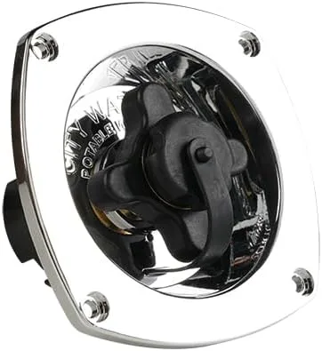 SEAFLO Wall Mount Water Inlet — Chrome — main view