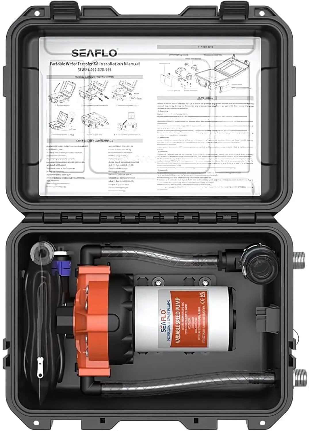 SEAFLO Portable Water Transfer Booster Kit for Washdown, Garden, Outdoor application — main view