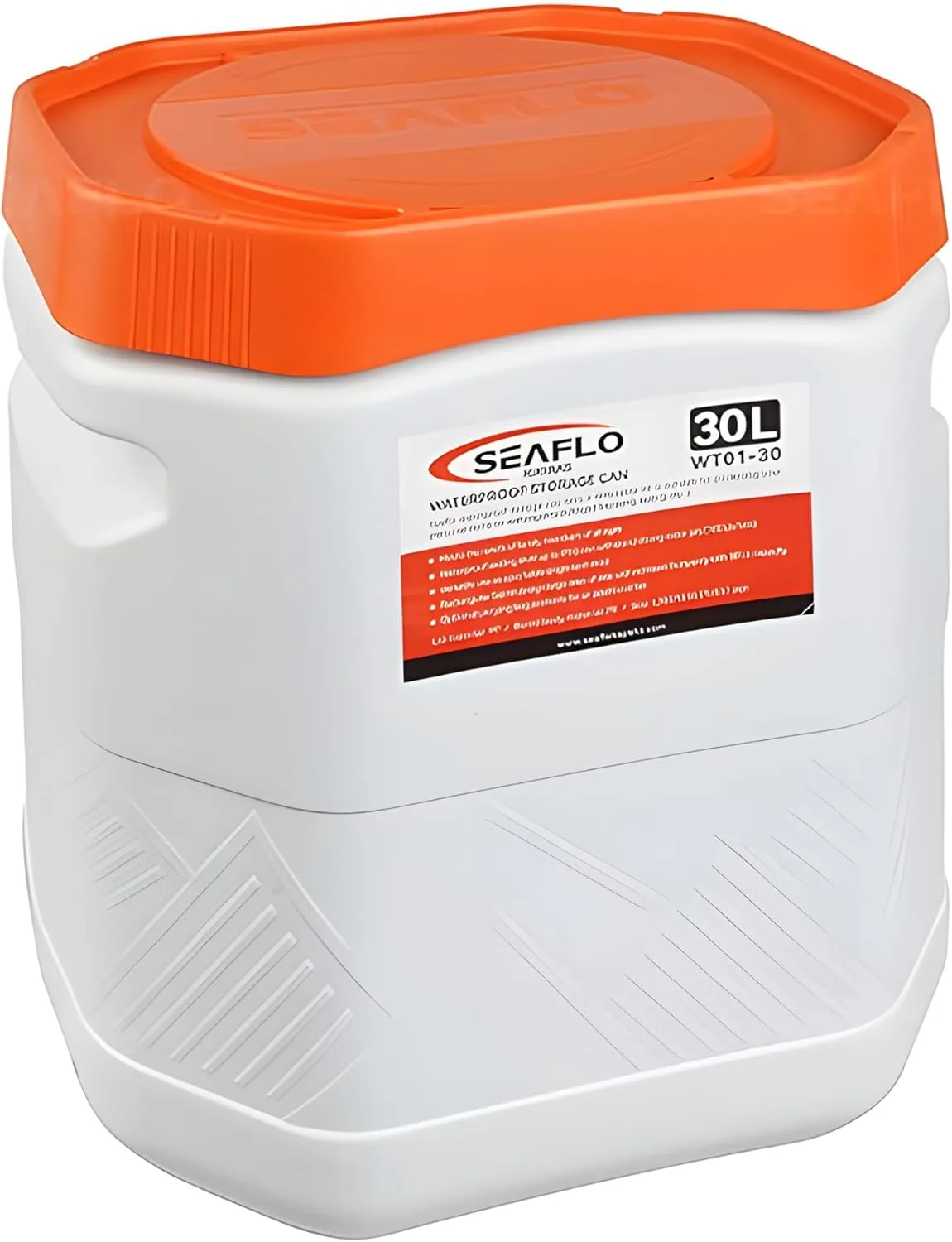 SEAFLO Waterproof Storage Bins Lid Marine Rv Storage Kayak Ca — main view