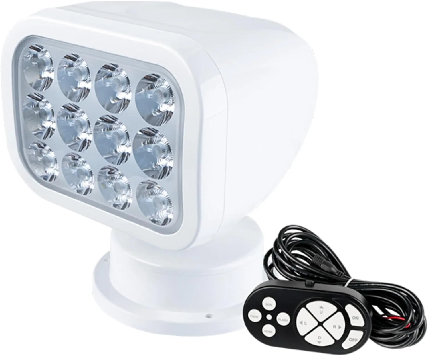 SEAFLO Remote Control Searchlight — White — main view