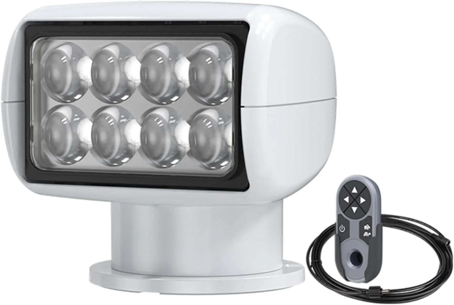 SEAFLO Remote Control Searchlight — White — main view